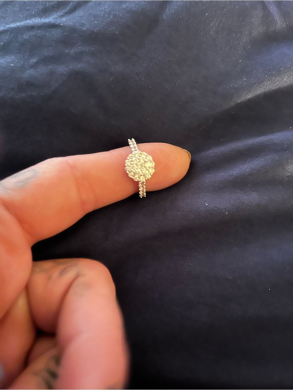 1 carat real diamonds size 6 solid sterling silver